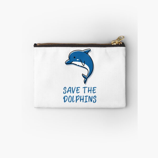 Item preview, Save the Dolphins Cute Happy Dolphin designed and sold by quoteology.