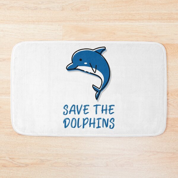 Item preview, Save the Dolphins Cute Happy Dolphin designed and sold by quoteology.