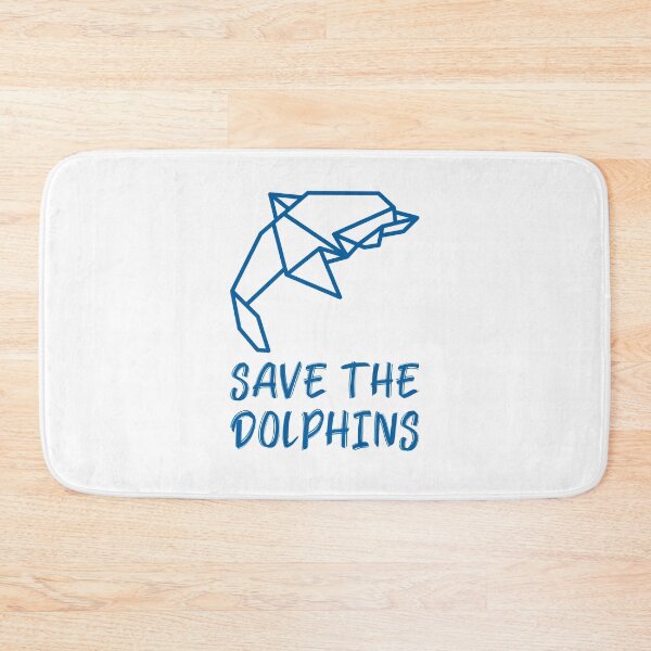 Item preview, Save the Dolphins Geometric Dolphin designed and sold by quoteology.