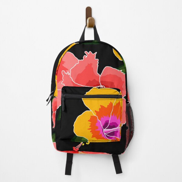 Item preview, Hibiscus illustration pattern designed and sold by HibouMagique.