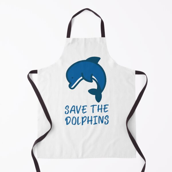 Item preview, Save the Dolphins Jumping Blue Dolphin designed and sold by quoteology.