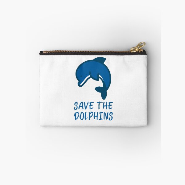Item preview, Save the Dolphins Jumping Blue Dolphin designed and sold by quoteology.