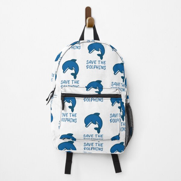 Item preview, Save the Dolphins Jumping Blue Dolphin designed and sold by quoteology.