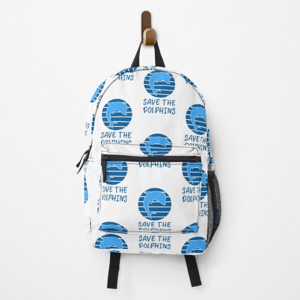 Item preview, Save the Dolphins Retro Dolphin designed and sold by quoteology.