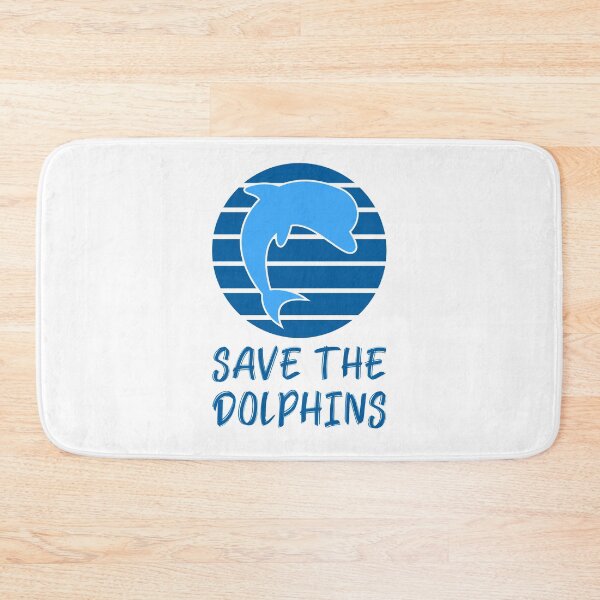 Item preview, Save the Dolphins Retro Dolphin designed and sold by quoteology.