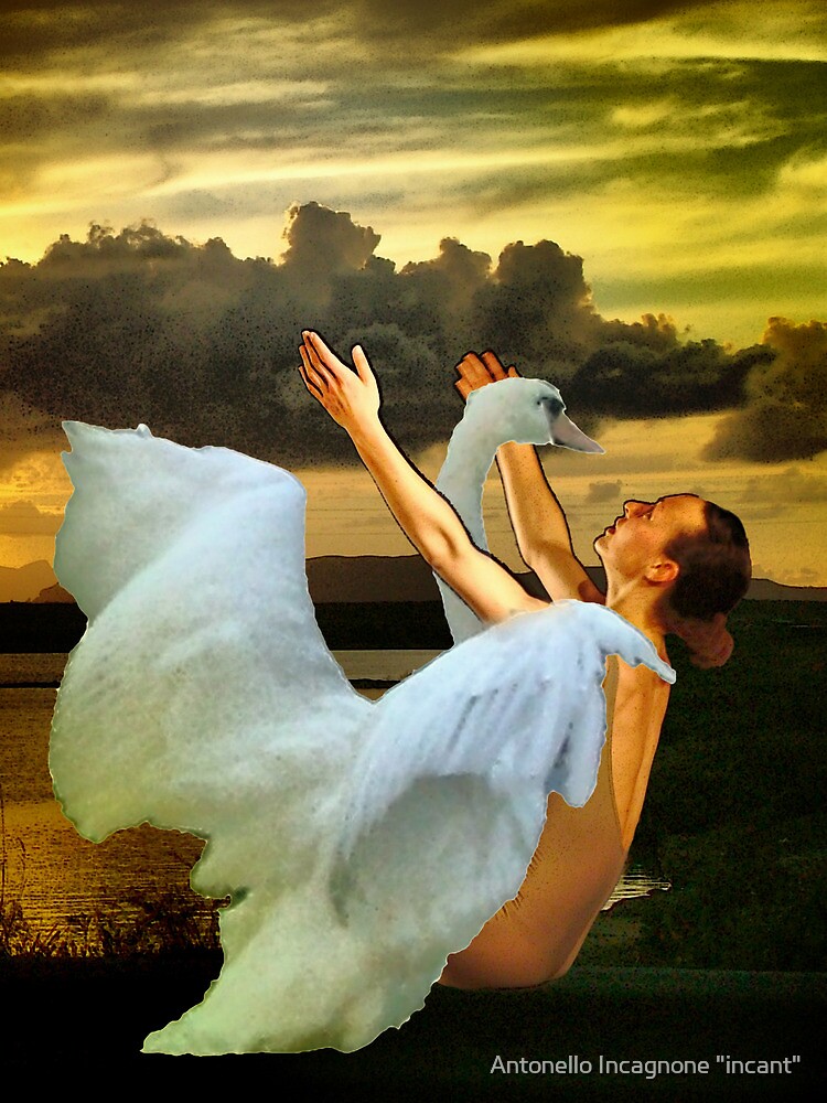 "Leda and the Swan" by Antonello Incagnone "incant" | Redbubble