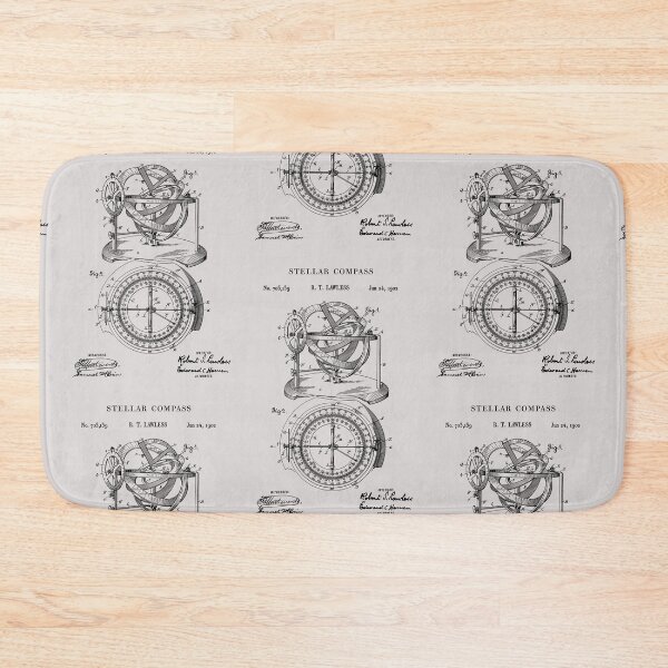 Item preview, Patent Blueprint 1902 Stellar Nautical Compass designed and sold by MadebyDesign.