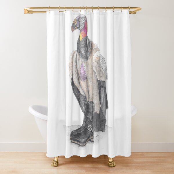 Item preview, King vulture in biker boots designed and sold by JimsBirds.