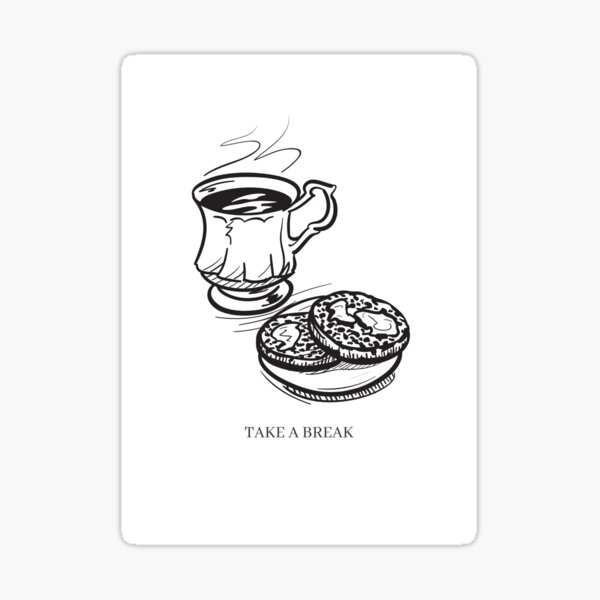 "Tea and Crumpets" Sticker for Sale by jharper71 Redbubble