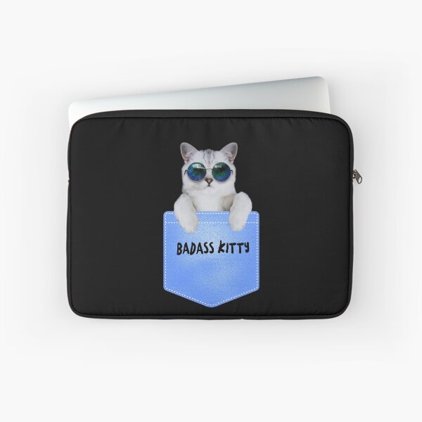 Item preview, Badass Kitty in a pocket designed and sold by TeeZoneZtore.