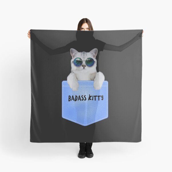 Item preview, Badass Kitty in a pocket designed and sold by TeeZoneZtore.