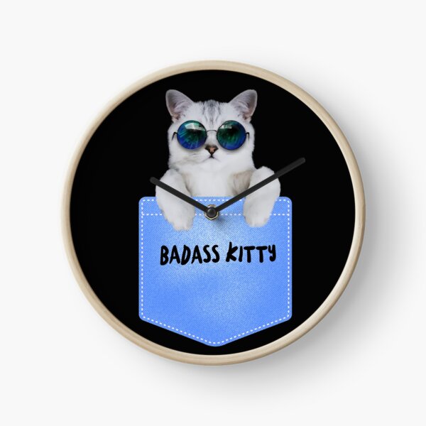 Item preview, Badass Kitty in a pocket designed and sold by TeeZoneZtore.