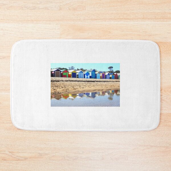Item preview, Bathing Boxes, Brighton Beach designed and sold by Roz McQuillan Fine Art & Photography.