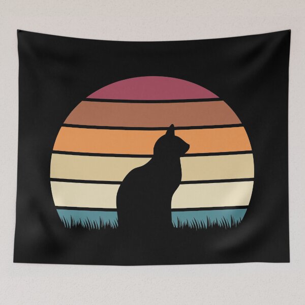 Item preview, Cat Retro Style designed and sold by AmpersandCuster.