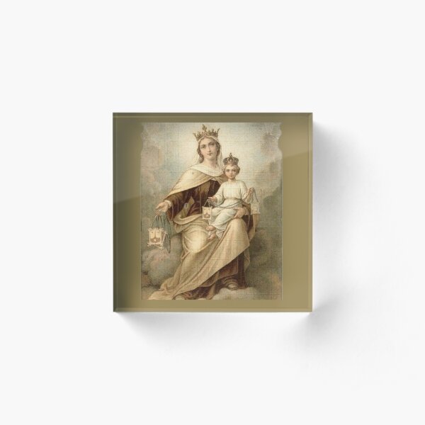 Our Lady of Mount Carmel 4 Acrylic Block