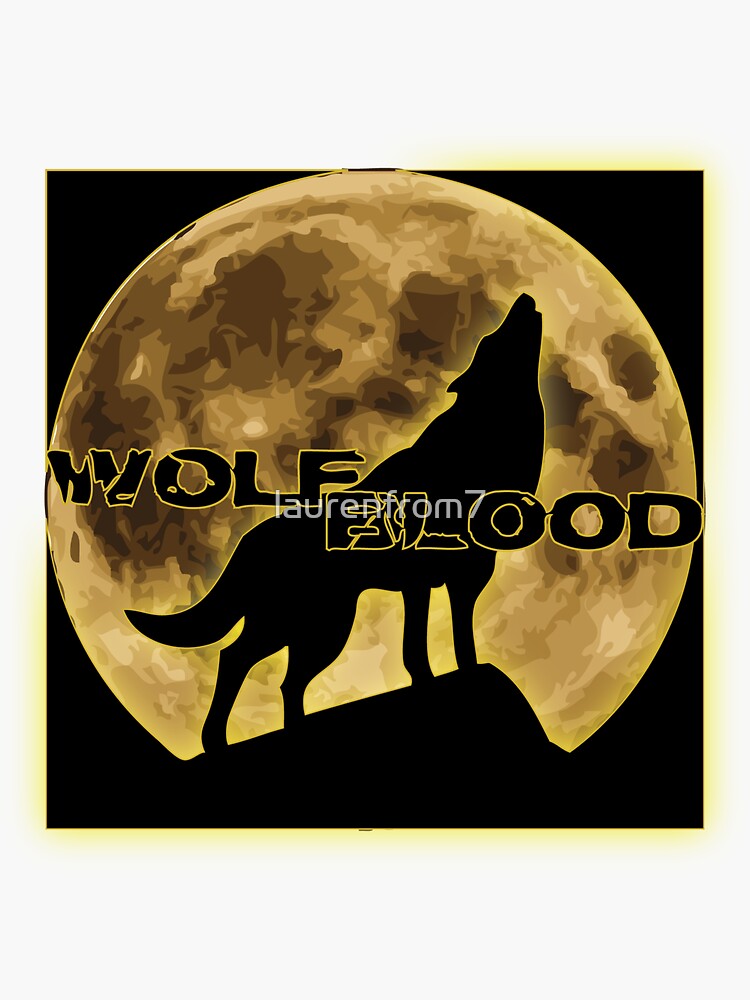 "Wolfblood" Sticker by laurenfrom7 Redbubble