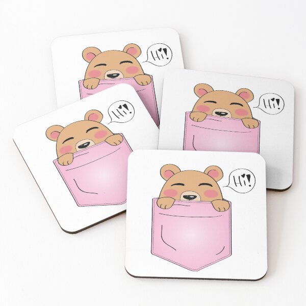 Item preview, Pocket Bear Pink designed and sold by Alekzg92.