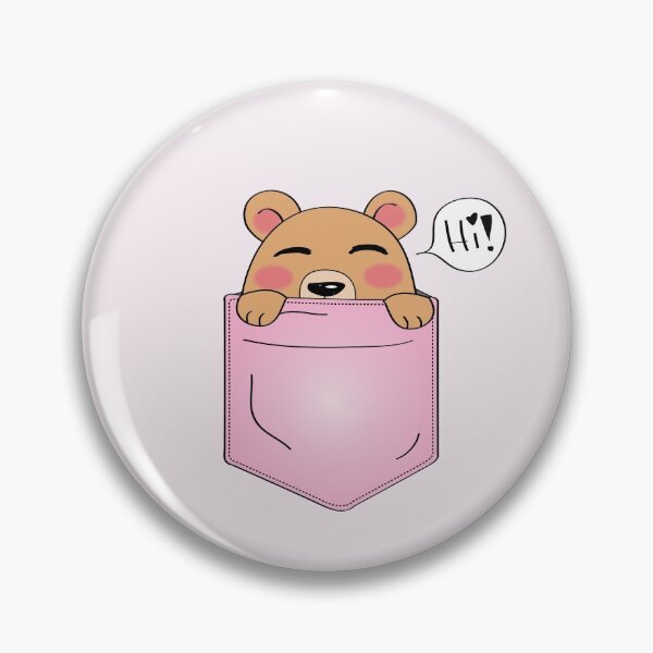 Item preview, Pocket Bear Pink designed and sold by Alekzg92.