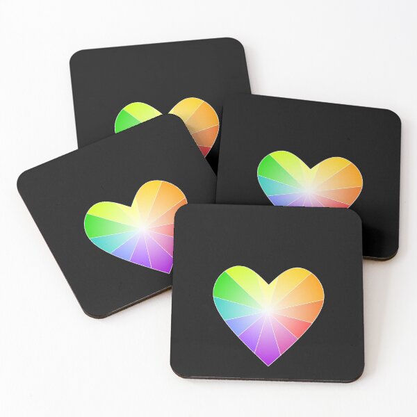 Item preview, Rainbow heart designed and sold by MoonLilly18.