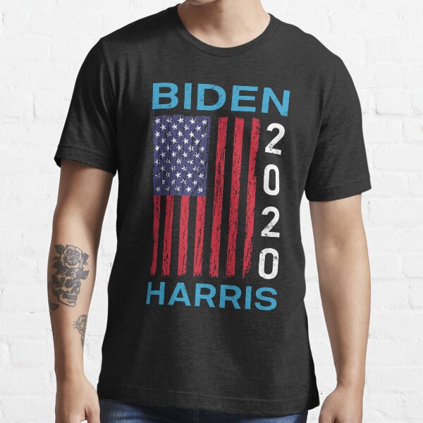 Biden Harris 20 - Joe Biden Kamala Harris 2020 President Election US Flag Vintage Essential T-Shirt
