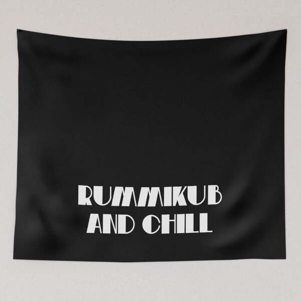 Item preview, Rummikub and Chill (Black) designed and sold by Eatmyshirtz.