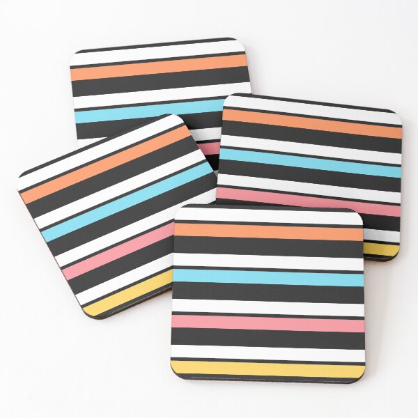 Item preview, Liquorice Allsorts Striped Pattern designed and sold by David Speed Design.