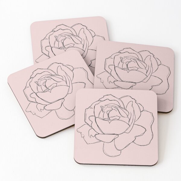Item preview, Outline Art Peony Flower Plant designed and sold by andymvera.
