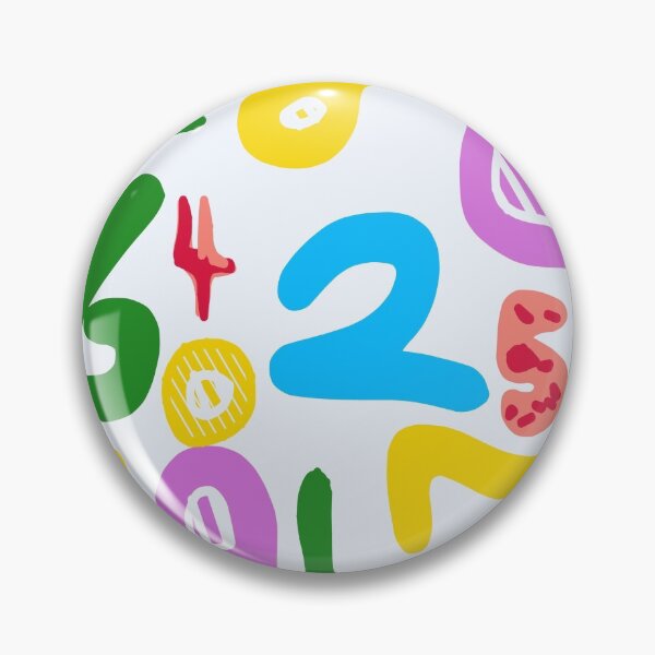Item preview, colorful number abstract background designed and sold by Mrvell.