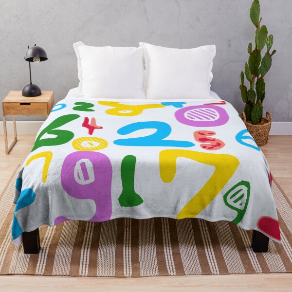 Item preview, colorful number abstract background designed and sold by Mrvell.