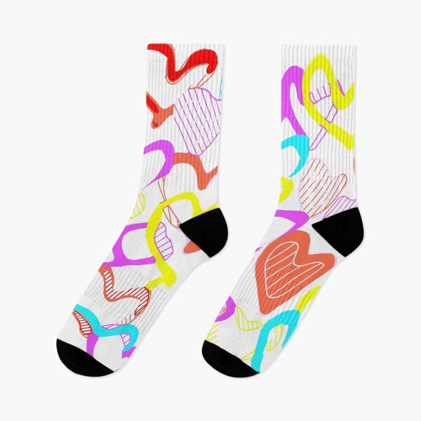 Item preview, colorful heart shape pattern abstract designed and sold by Mrvell.