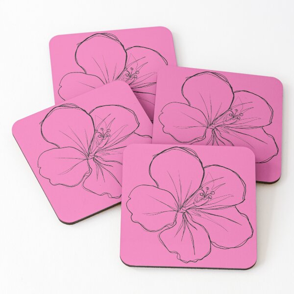 Item preview, Copy of Line Art Hibiscus Flower Plant designed and sold by andymvera.
