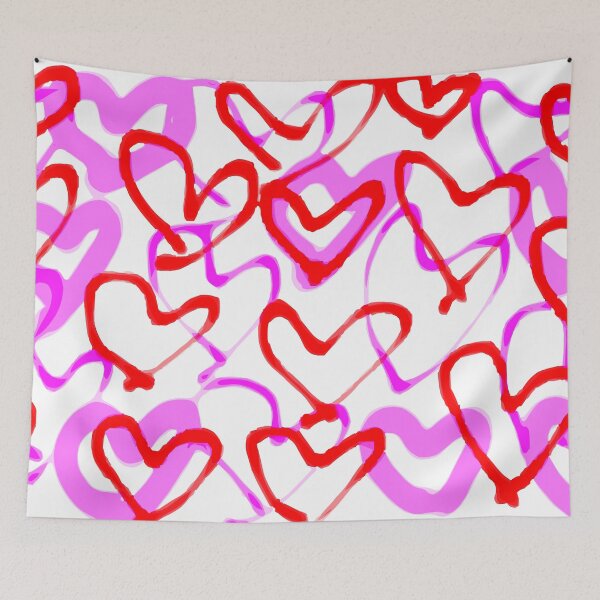 Item preview, heart shape in red and pink designed and sold by Mrvell.