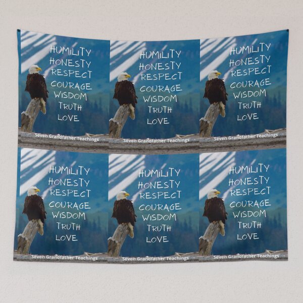 Item preview, Seven Grandfather Teachings designed and sold by Mind2Line.