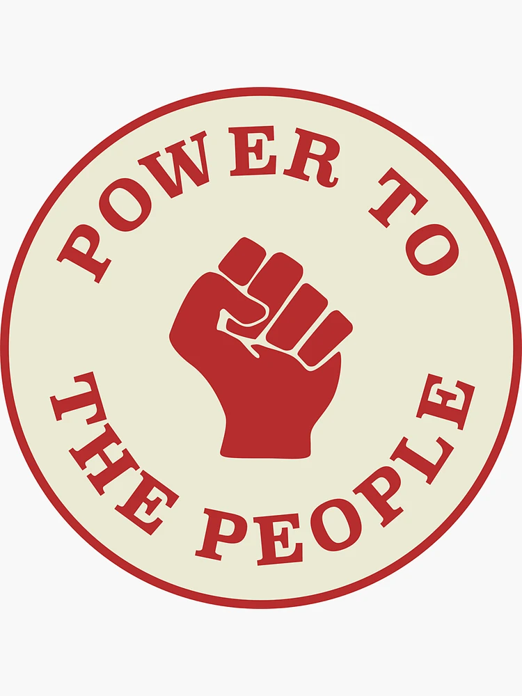 INSCRIRE POWER TO THE PEOPLE LOGO - トップス