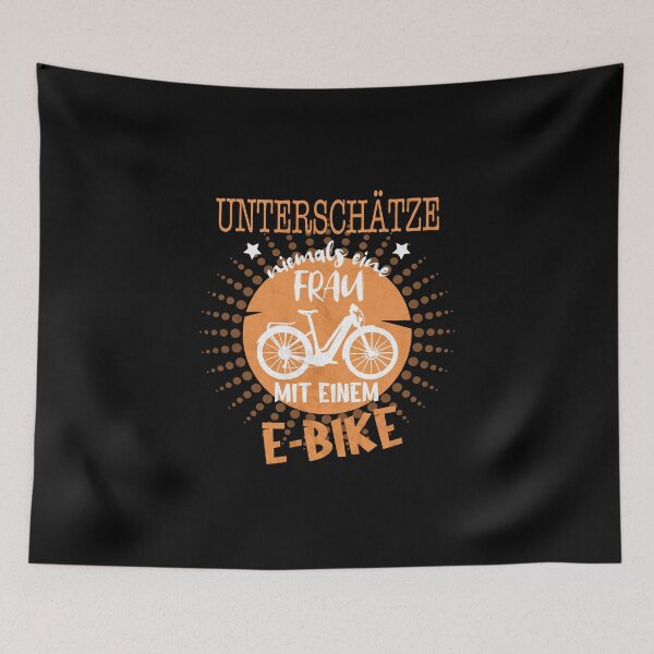 Item preview, E bike electric bike pedelec woman funny saying designed and sold by lsvds.