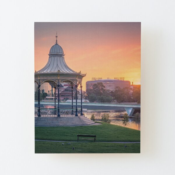 Elder Sunset Wood Mounted Print