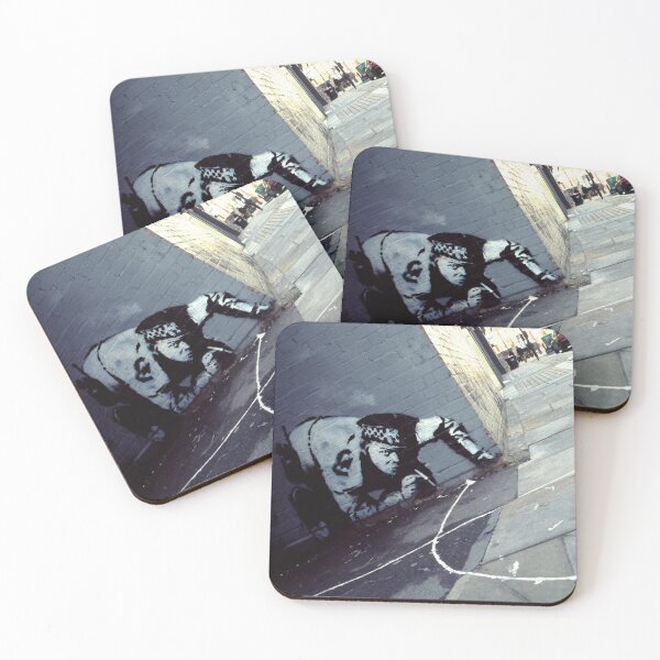 Item preview, Banksy Snorting Copper designed and sold by ManwithaCamera.