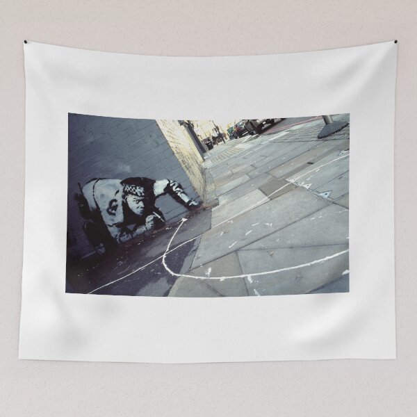 Item preview, Banksy Snorting Copper designed and sold by ManwithaCamera.