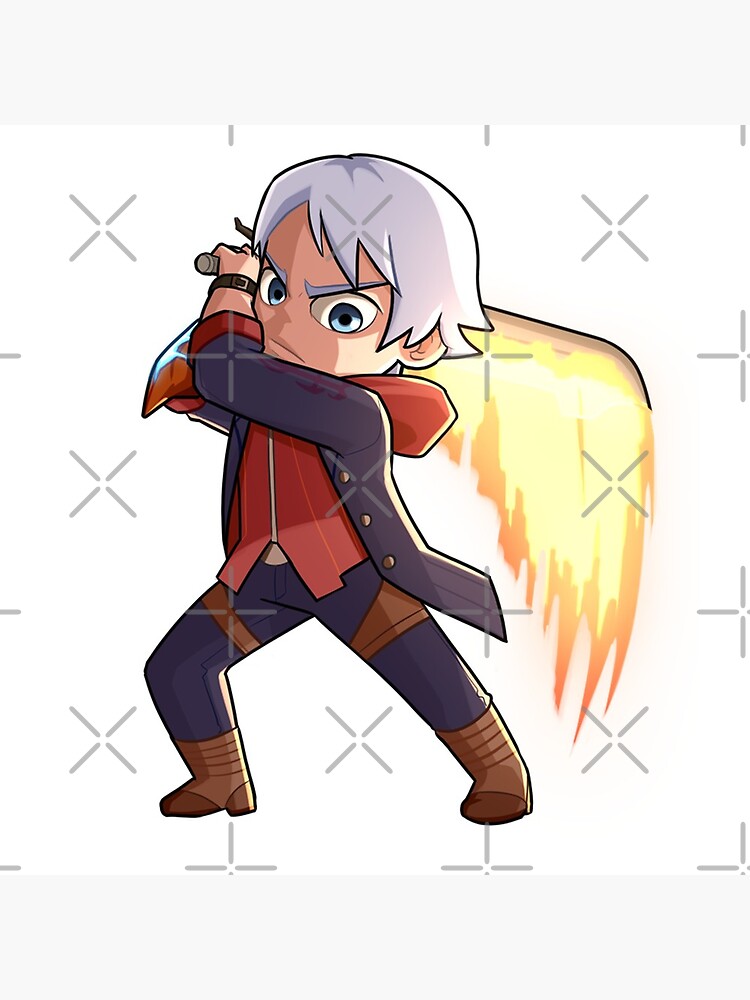 Chibi Nero From Devil May Cry 4 Metal Print for Sale by grassbeat