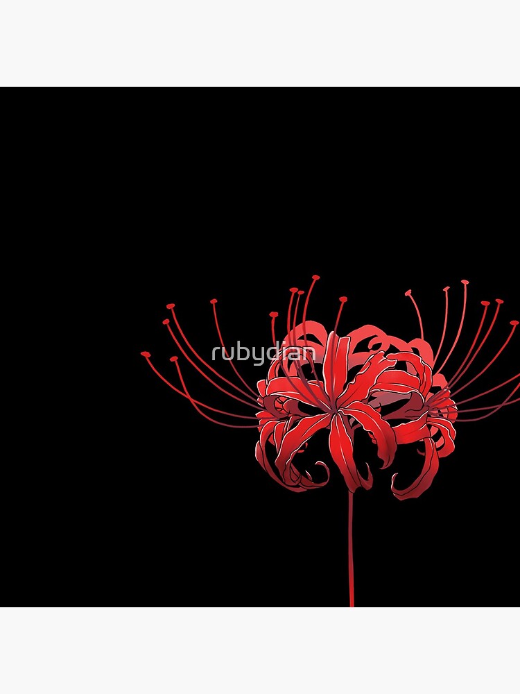 Bolsa de tela «Hermoso Lirio Araña Roja» de rubydian | Redbubble