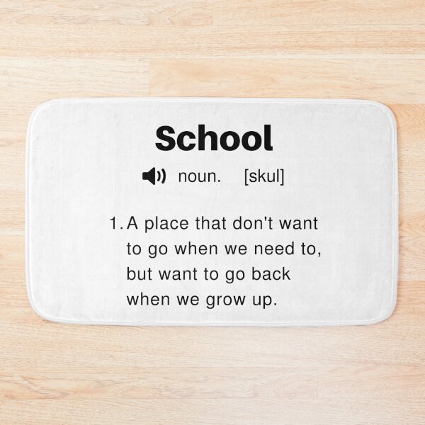 Item preview, Funny School Definition designed and sold by Sleepy Cat Design.