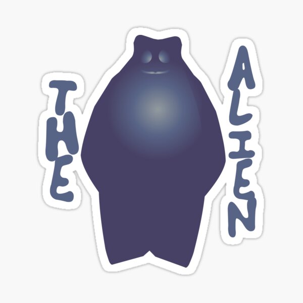 The Alien Design Sticker