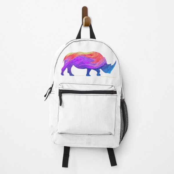 Item preview, Save The Chubby Unicorn Rainbow Design designed and sold by Save The Chubby Unicorn #RhinoConservation.