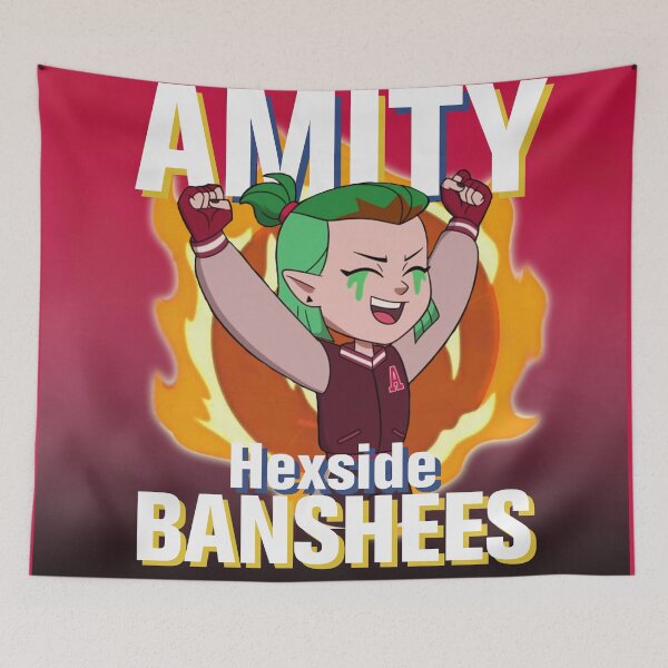 Item preview, Amity Hexside Banshees Grudgby - The Owl House designed and sold by metalbeifong.