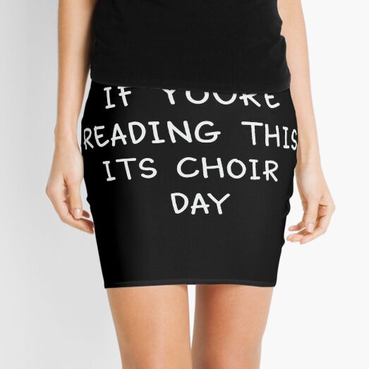 Long black on sale skirt for choir