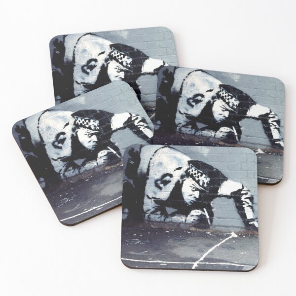Item preview, Banksy Snorting Copper designed and sold by ManwithaCamera.