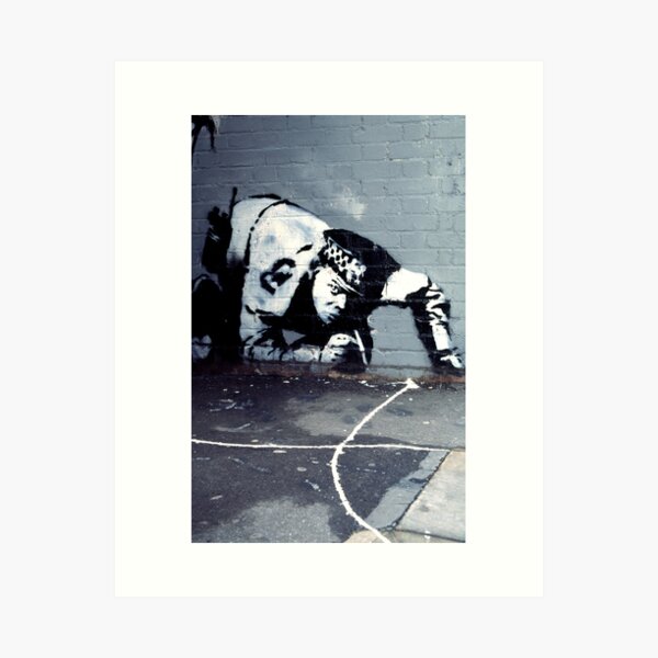 Item preview, Banksy Snorting Copper designed and sold by ManwithaCamera.