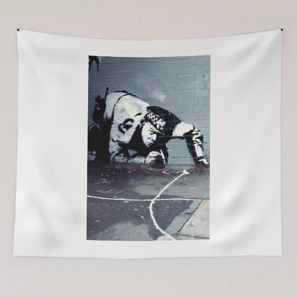 Item preview, Banksy Snorting Copper designed and sold by ManwithaCamera.