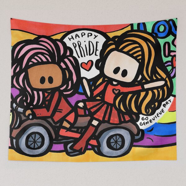 Item preview, Ginger Girl and Pink Girl Pride designed and sold by gogenevieve.