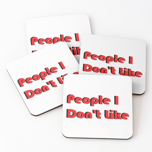 Item preview, People I Dont Like  designed and sold by EttieTheYettie.